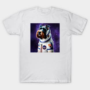 ASTRONAUT DOG ( Schnauzer ) T-Shirt